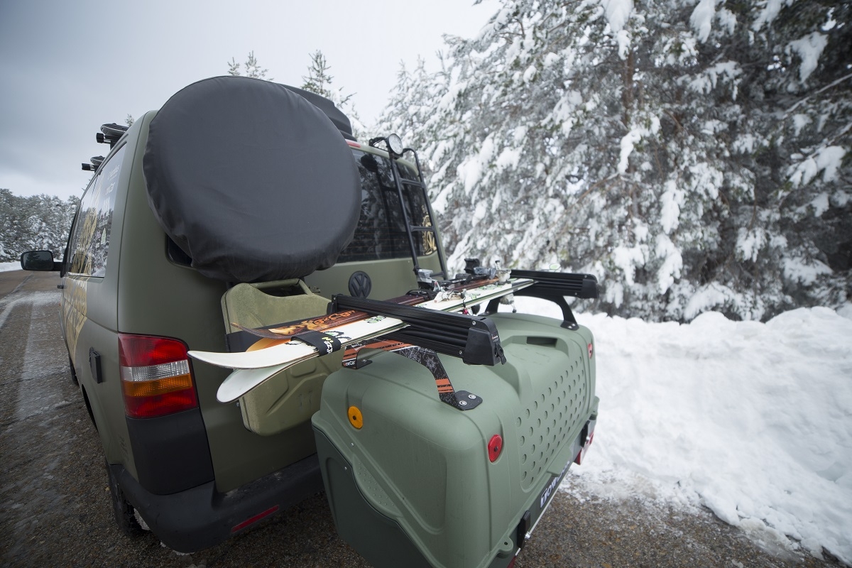 Kit porta Sci / Snowboard per TowBox V1 - Rimotec