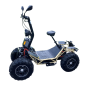 RJ Tech Steinadler PRO4x4, quad elettrico Desert/Nero visto lateralmente su sfondo bianco.